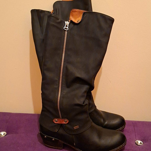 Rieker women black leather - rieker,