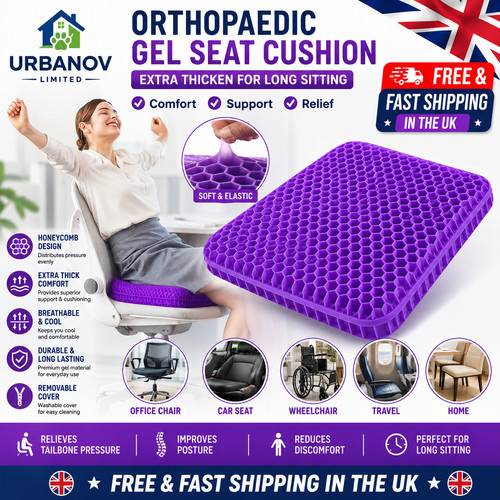 Orthopaedic gel seat cushion - orthopaedic,