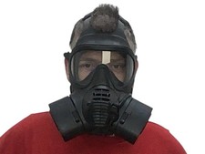 GSR Gas Mask Size 3 With Field Pack + NBC Gloves Inner & Outer (2)