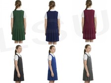 Girls School Dress Box Pleated