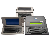 Job lot 3x Vintage Electric Word Processor Sharp & Silver-Reed