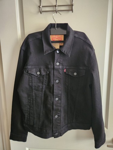Levi men black denim - men's,