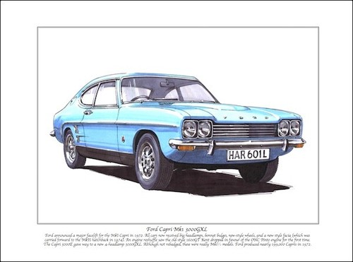 Ford capri mk1 3000gxl fine - ford,