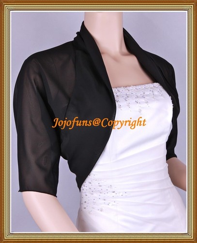 Black chiffon - black,