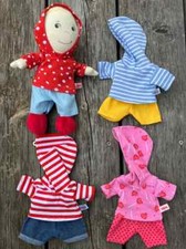 Doll clothes handmade for mini dolls size 20 cm hoodie hooded shirt + pants New