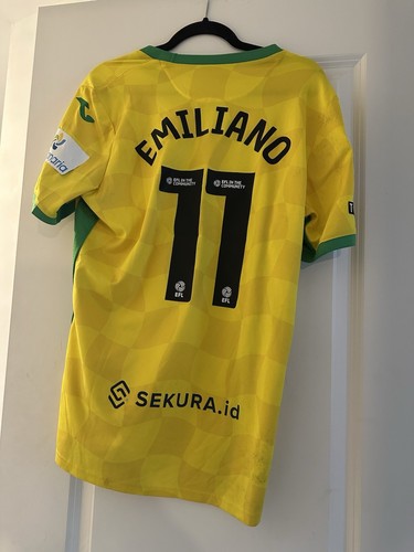 Norwich city match worn - match,