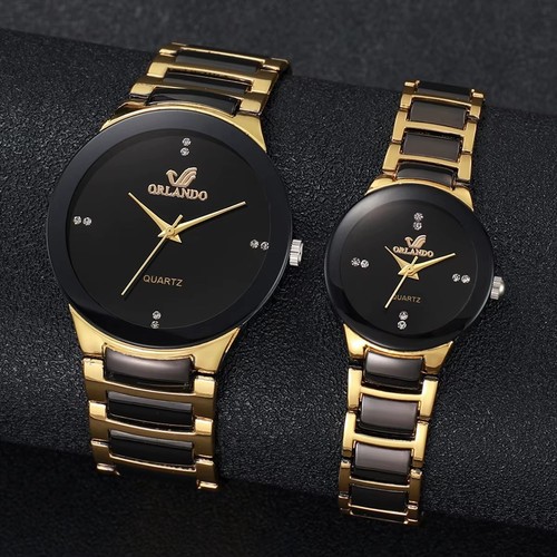 2pcs couple watches fashion - 2pcs,