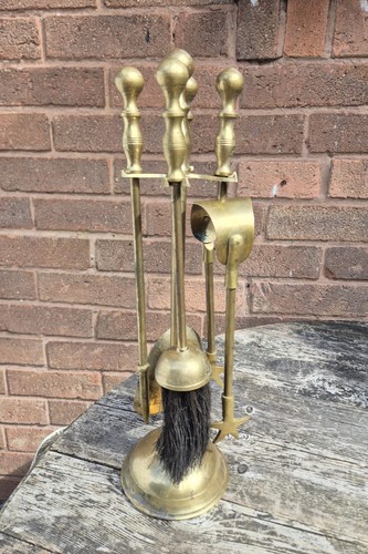 Vintage brass fire - vintage,