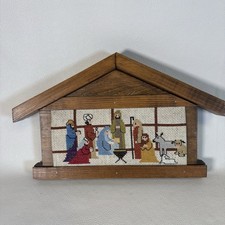 Nativity Manger Christmas Vtg