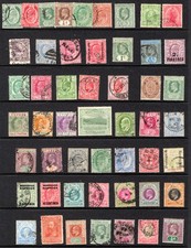 British Empire 50 different Edward VII era Mint & Used high cat value