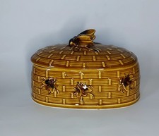 Vintage Beehive Honey Pot
