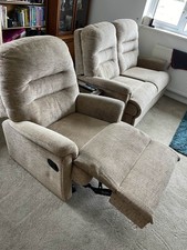 3-Piece Recliner Sofa Set, 1x