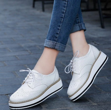 Womens Brogues Oxfords Pumps