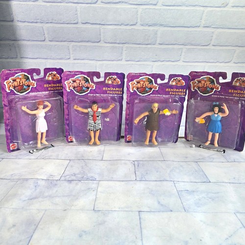 Flintstones bendable figures - flintstones,