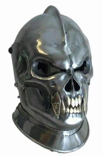 Medieval steel skull knight - steel,