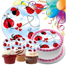 Ladybird Bug Cake Topper Party