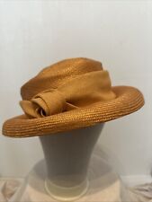 Women’s Orange Fancy Hat. Church/Wedding/Christening/Ascot/Races/Garden Party