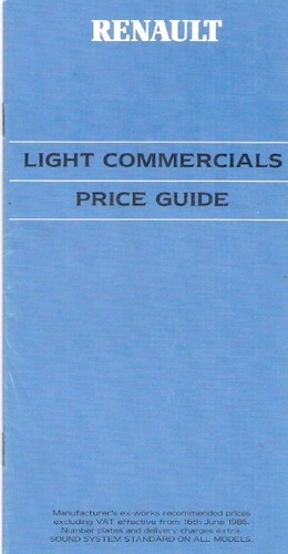 Renault vans prices - vans, &