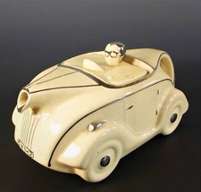 GREAT JAMES SADLER ART DECO RACING CAR TEA POT