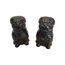 Vintage Silverplate Pug Salt