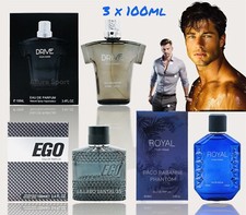 3 X Men's Aftershave Gift set for him job-lot Perfume New Big Bundle Rp £55