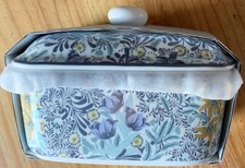 BNWT FINE CHINA BUTTER DISH &