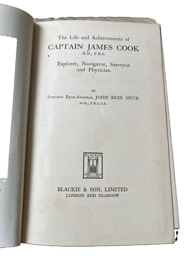Captain cook rear admiral - cook, by