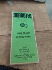 Subbuteo Table Soccer 00 Scale Players. New Continental Equipment By Subbuteo