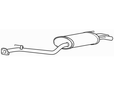 Quality rear exhaust silencer - quality,