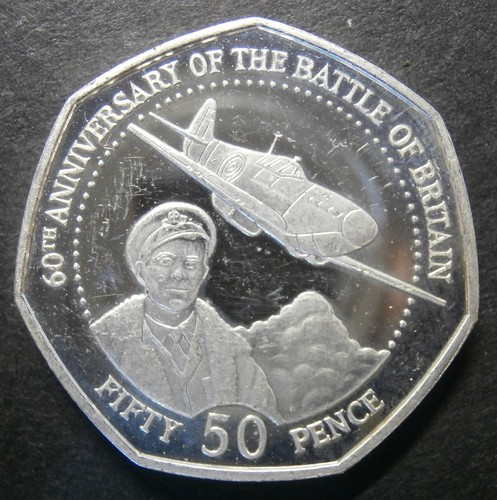 Guernsey 50p proof - proof,