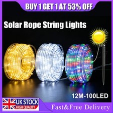 Solar Rope Lights Outdoor Tube