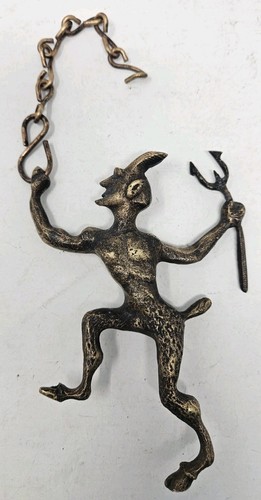 Vintage brass devil satan - vintage,