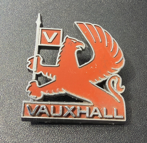 Vauxhall metal badge emblem - metal,