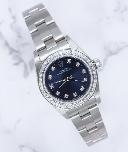 Rolex ladies 26mm with blue - rolex,
