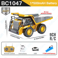 2.4G RC Excavator & Dump Truck