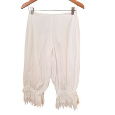 Vintage White Cotton Bloomers