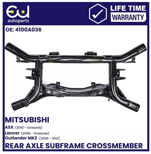 Rear axle subframe crossmember - subframe,