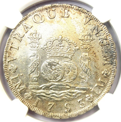 1753 peru pillar dollar - peru,