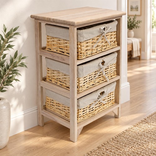 Tier wooden storage - wooden, cabinet
