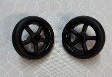 Bugaboo Ant Rear Wheels Including Wheel Caps - Good Condition - Free U.K. P&P