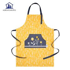 Unisex Cotton Adult Aprons – Baking, BBQ & Grill Chef Apron with large Pocket