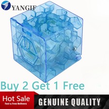 3D Cube Puzzle Money Maze Bank Saving Coin Collection Puzzle Game Toy For Kids