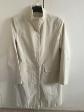Ladies Debenhams cream coat size petite 12 great condition