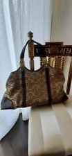 GUCCI Vintage Horsebit Tan And Brown Hobo bag