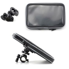 Motorcycle Handlebar Mount & Waterproof Case For 6'' & 7'' Inch Sat Nav Bike