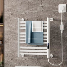 10-Bar Towel Warmer LED Heated