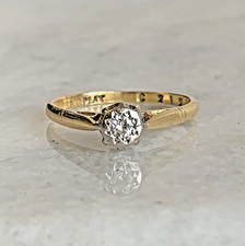 18 ct Gold Diamond Platinum