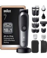 Braun All-in-One Series 7 AIO 7585 Grooming Kit, 18 In 1, ProBlade & AutoSense