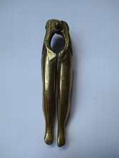 Vintage Novelty Brass Ladies Legs Nutcracker