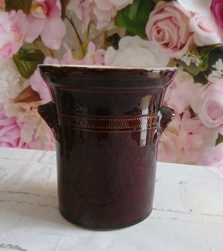 Antique crock jar.